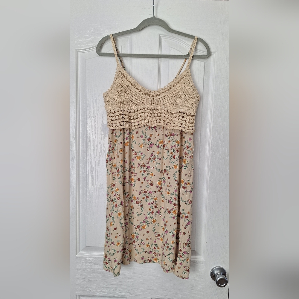 Love, Fire Crochet Floral Dress
